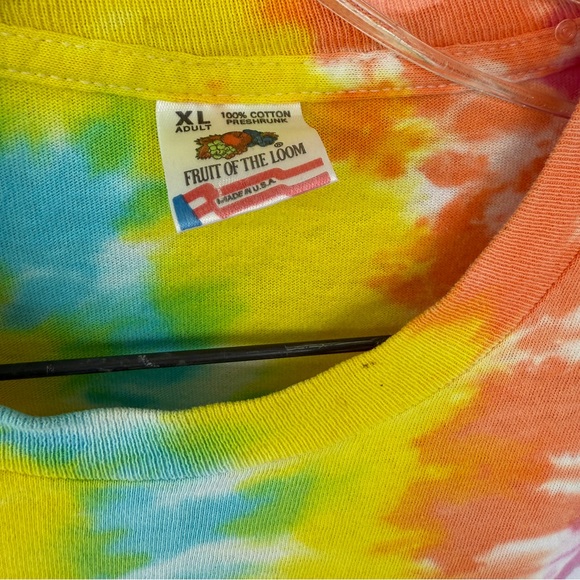 Vintage Ben & Jerry's Wavy Gravy Tie Dye T Shirt Size XL - Picture 2 of 5